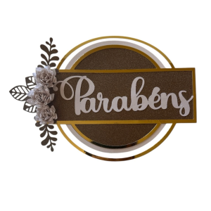 TOPO PARABÉNS CIRCULAR